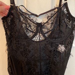 Black Lace Bodysuit